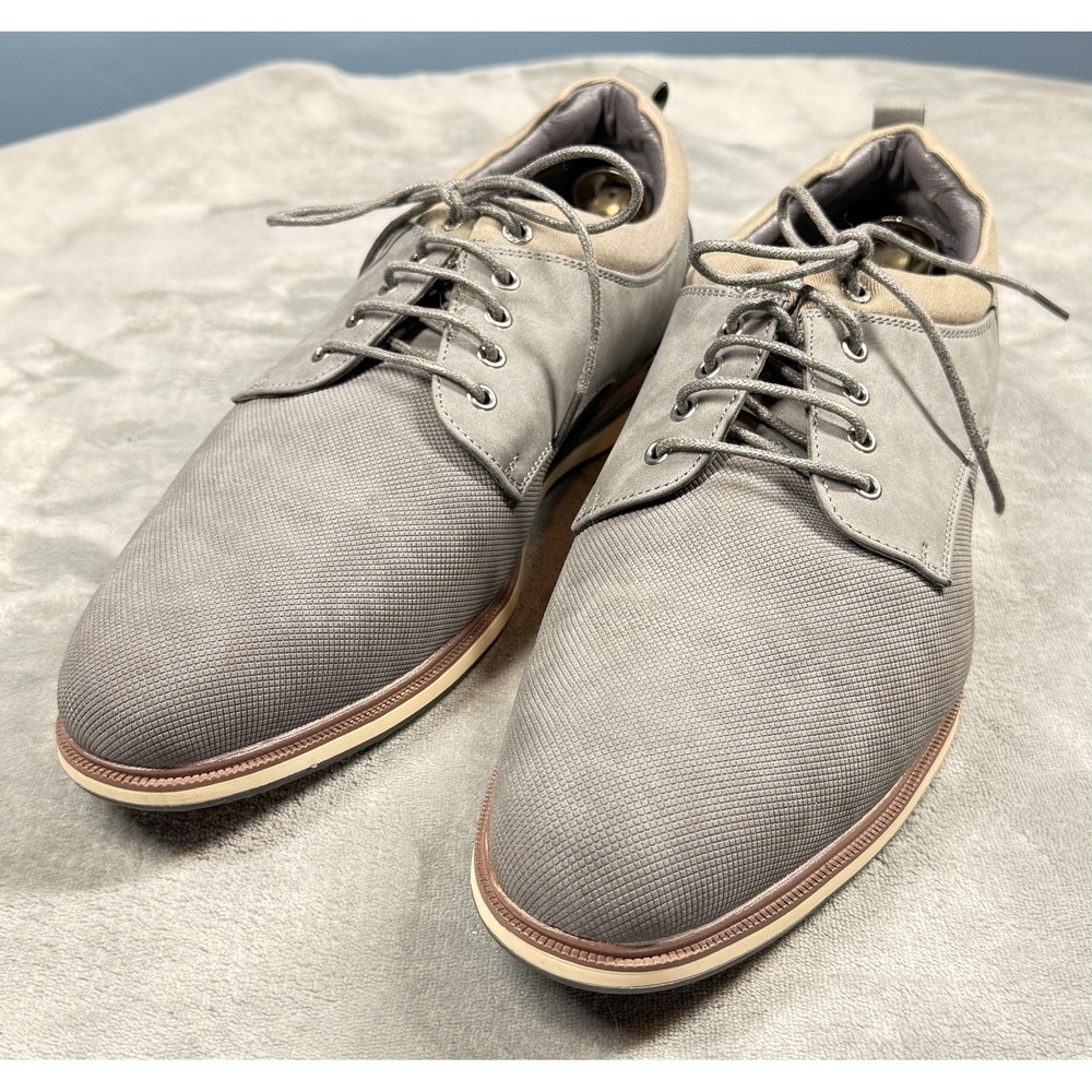 Bruno Marc Shoes Mens Size 12 Gray Lace Up Casual Comfort Sneakers LG19011M